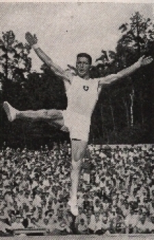 Olympic Games 1936 Mack Switzerland jumping collective picture, no AK
