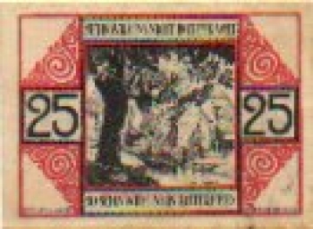06749 Bitterfeld city emergency money worth 25 pfennigs 1920