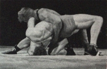 Olympic Games 1936 Palusalu, Olympic champion in wrestling, photo card, no AK