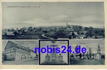 08258 Landwust Gasthof Denkmal  *ca.1930