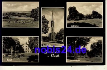 08223 Falkenstein Vogtland Kirche Schloss o 1968