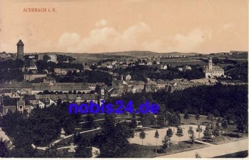 08209 Auerbach Vogtland railway postmark Zwickau Oelsnitz train 2160 1917
