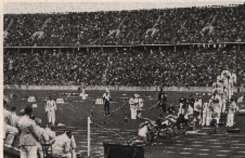 Olympic Games 1936 The start of the 800m finals Collective picture, no AK