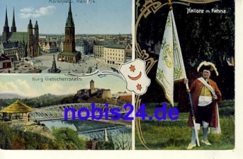 Halle Saale Hallore with flag o 1925