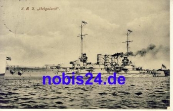 SMS Helgoland Imperial German Navy o 1913