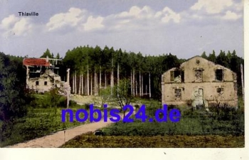 Thiaville destroyed houses *ca.1915