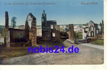 Somme Py Destroyed * around 1915