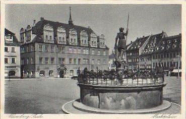 06618 Naumburg Saale Marktplatz * ca. 1950