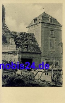 France - destroyed house *ca.1916