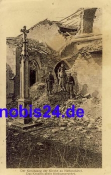 Hattonchatel Destruction WWI o 1915