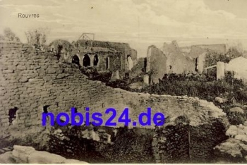 Rouvres destroyed o 1917
