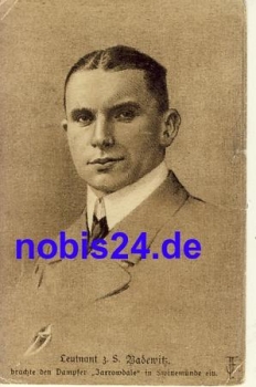 Lieutenant at sea Badewitz U-boat commander *ca.1915