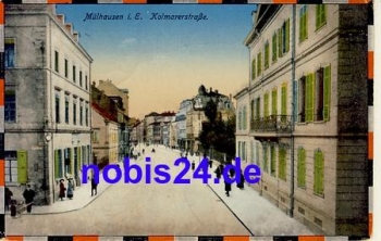 Mülhausen Kolmarerstrasse o 1917