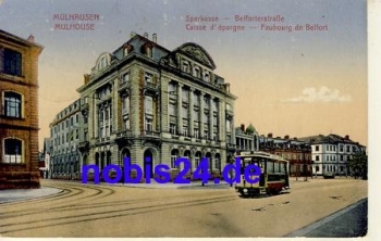 Mulhausen Sparkasse Elsass o 1915