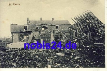 St. Pierre destroyed place around 1916