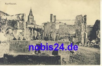 Montfaucon destroyed place *approx. 1915