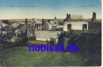 St. Marie a Py destroyed *ca.1915