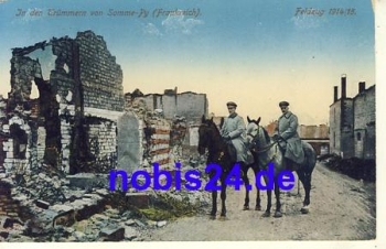 Somme Py destroys rider *ca.1915