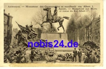 Antwerpen Monument Albert I *ca.1915