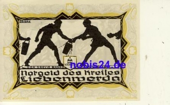 04924 Liebenwerda emergency money 50 pfennigs 1921