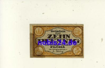 09557 Floha emergency money 10 pfennigs 1920