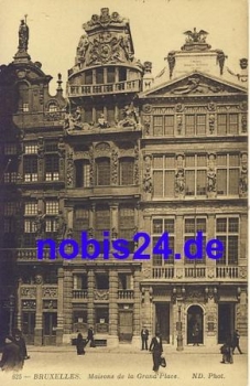 Bruxelles Maisons de la Grand Place o 1916