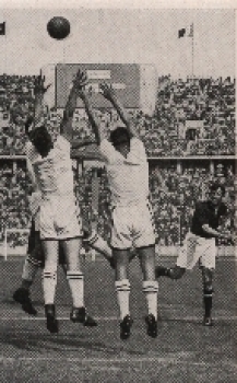 Olympic Games 1936, football collection picture, no postcard