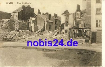 Namur Belgien Rue St. Nicolas o 1915