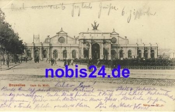 Bruxelles Gare du Midi o 1902