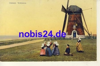 Zeeland Walcheren windmill o 1916