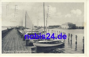 Nykobing Harbor DENMARK *o 1937