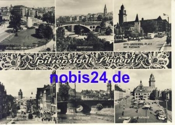 08500 Plauen Vogtland  Ebert brücke Altmarkt *ca.1967