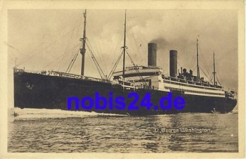 North German Lloyd passenger ship "George Washington" *ca.1915