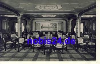 Passagierdampfer "Hamburg" Rauchsalon *ca.1930