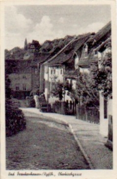 06567 Bad Frankenhausen Oberkirchgasse gebr. ca. 1920