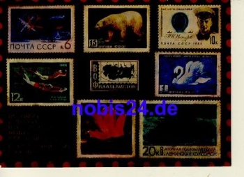 Soviet Union stamp postcard *ca.1975