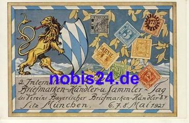 Munich Stamp Dealer Day Bavaria May 6-8, 1921