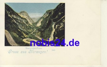 Naerodal Pass NORWAY * around 1900