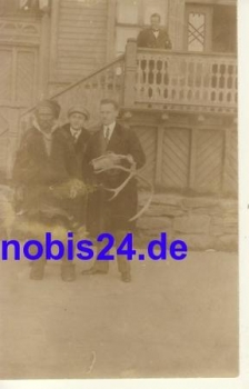 Jäger  mit Geweihen NORWEGEN  *ca.1910
