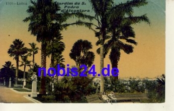 Lisbon Jardin Padro PORTUGAL o 1915