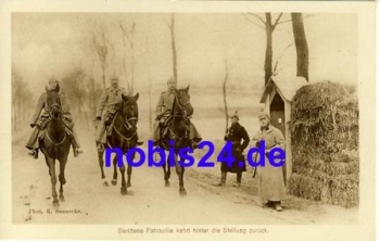 German soldiers WW1 mounted patrol *ca.1915