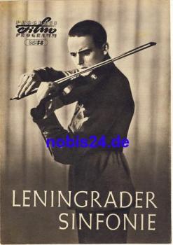 Leningrad Symphony Soviet Film ​25/58 Progress Program
