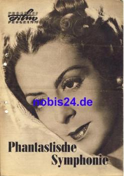 Phantastische Symphonie mit Jean Louis BArrault, Bernard Blier 13/58 Progress Programm