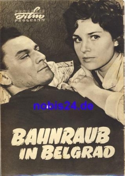 Bahnraub in Belgrad 76/57 Progress Programm Jugoslawien