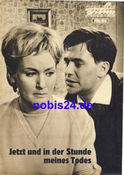 Now and in the hour of my death DEFA film with Inge Keller, Ulrich Thein, Herbert Köfer 116/63 progress program