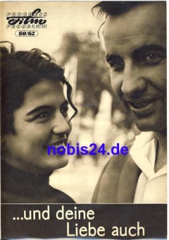 ... and your love also DEFA film with Kati Szekely, Armin Mueller-Stahl 80/62 Progress program