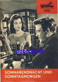 Saturday night and Sunday morning 23/62 Albert Finney Progress Program