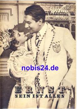 Ernst sein ist alles (the Importance of Being Ernest) mit Michael Redgrave, Richard Wattis 90/59 Progress Programm