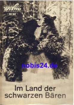 In the Land of the Black Bears Directed by Eugen Schuhmacher 18/65 progress program
