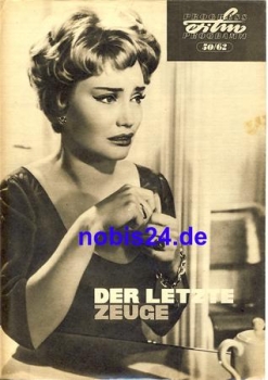 The last witness - with Martin Held Hanns Lethar Harald Juhnke ​​​​​​​50/62 Progress Program